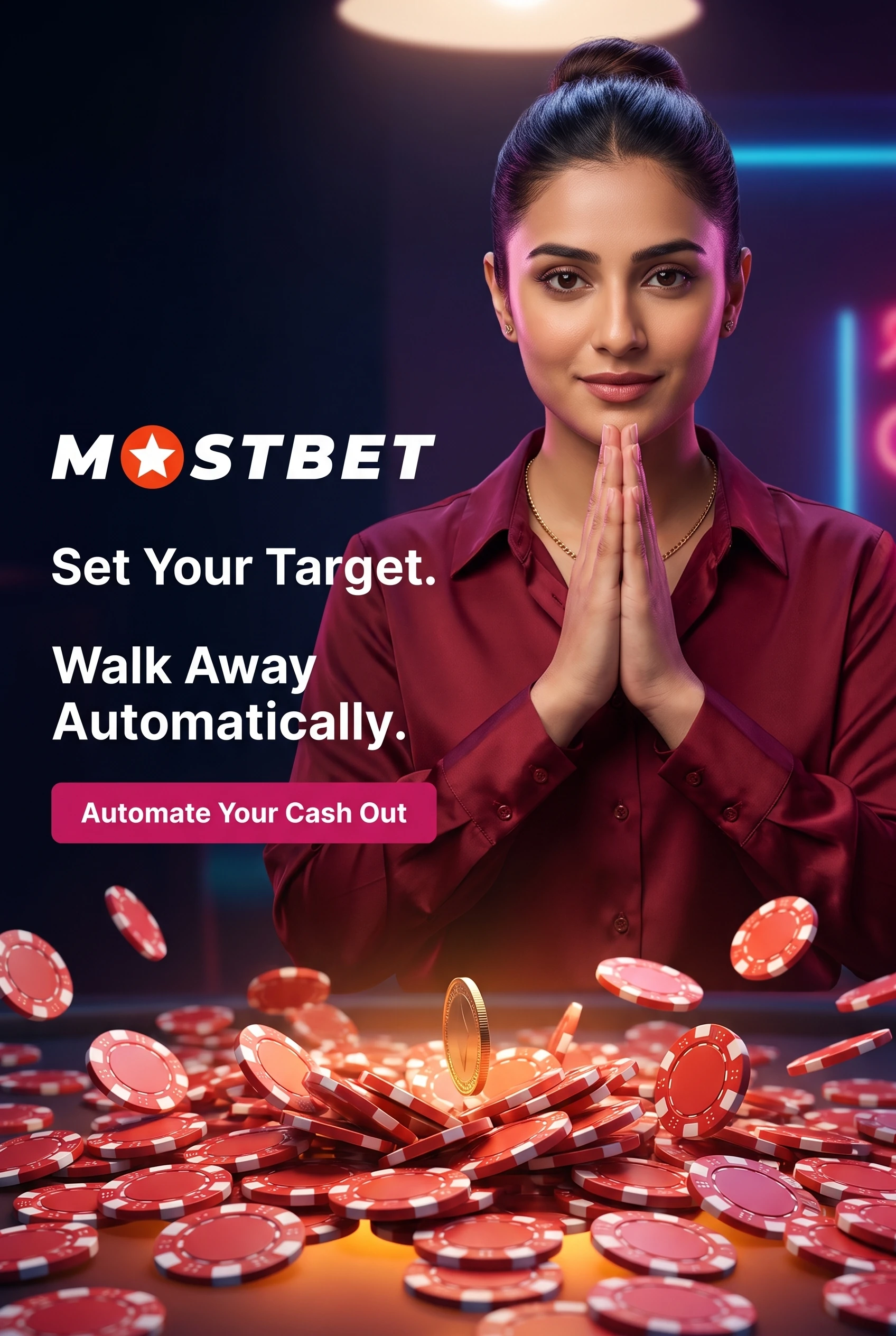 Setting an automatic cash-out target in Mostbet Aviator